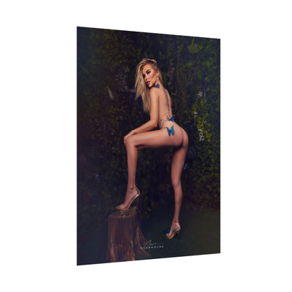 Amanda Fudgy Butterfly Poster A