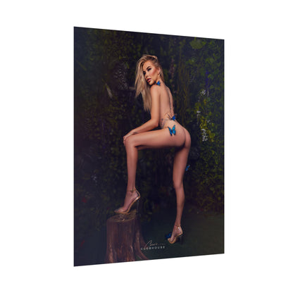 Amanda Fudgy Butterfly Poster A