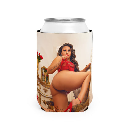 Tesha Nic Spoil Me Red Can Cooler Sleeve